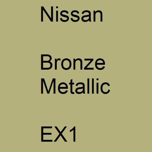 Nissan, Bronze Metallic, EX1.